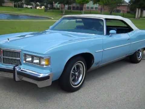 1975 Pontiac Grand Ville Brougham Convertible 455 V 8 You 1975 Pontiac Grand Ville Brougham Convertible 455 V 8