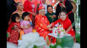 LỄ MỪNG THỌ CỤ : NGUYỄN THỊ NÁU TUỔI 100 | XUÂN CHIẾM - YÊN LẠC