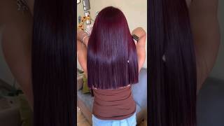 Tendencia Cabello Burgundy #burgundyhair #tendencias #moda2024 #shorts