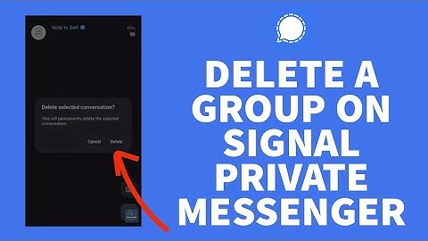 How To Delete Group On Signal (2023) | Signal Private Messenger (Full Tutorial)