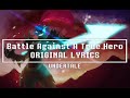 Battle Against a True Hero With Lyrics - Undertale