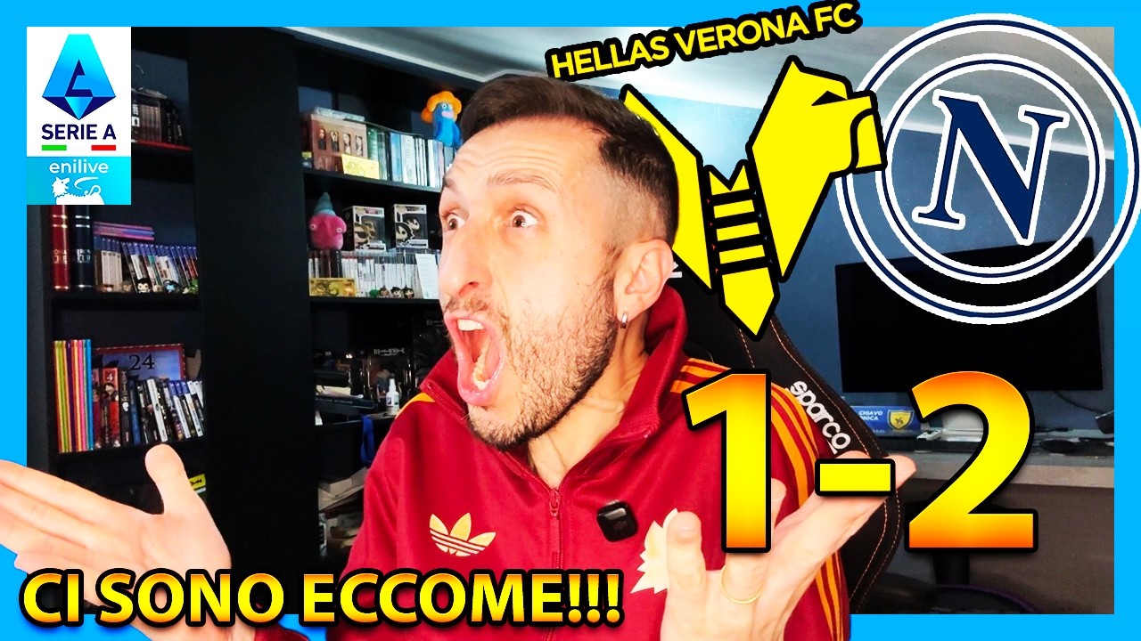 [GOL DI LUKAKU e DELIRIO in LIVE] VERONA-NAPOLI 1-2: NON MOLLANO MAI‼️