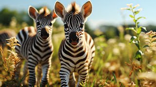 Charming Baby Animals in 4K  A Journey into the World of Young Wildlife | Scenic Relaxation