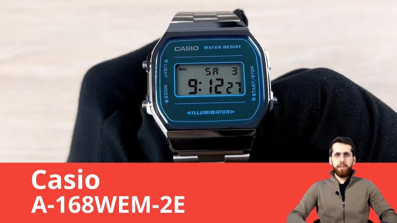 A Stylish Vintage Casio for Summer / A-168WEM-2E - YouTube