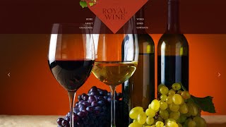 Wine Website Template - 48624