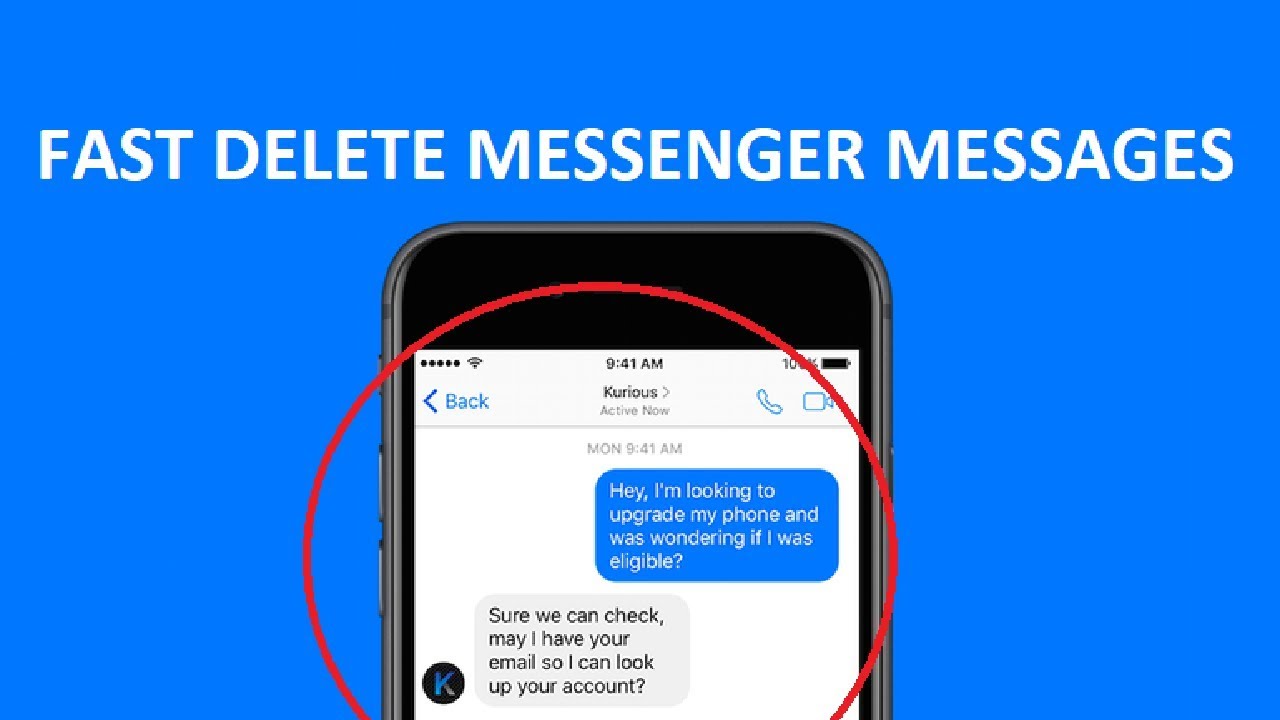 Fast Delete All Messages from Messenger - Chrome Web Store