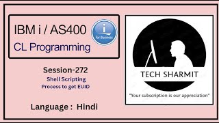 Process to get EUID using shell Script in ibmi training  | shell scripting in ibmi