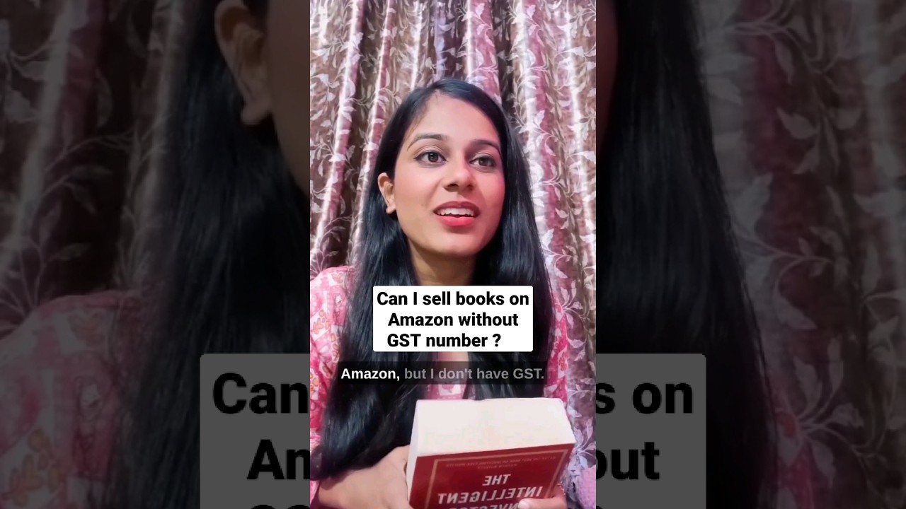 Selling books📚 on Amazon is a fantastic way to make money💸 but is GST required ? #shorts
