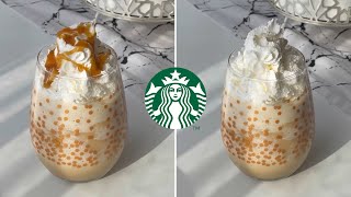 Starbucks Caramel Frappuccino فرابتشينو كراميل - مشروب ستاربكس المشهور