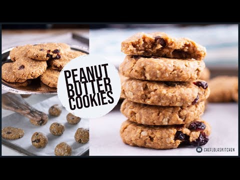 Peanut butter oat cookies, from the video