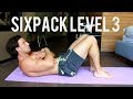 10 Minuten Sixpack Workout - Level 3/4 (FORTGESCHRITTEN)