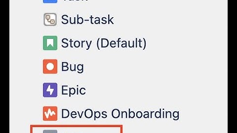 create custom issue type in JIRA