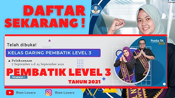 Pembatik Level 3 Tahun 2021 di Buka , Ayo Segera Daftar Sekarang !