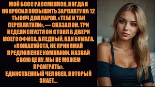 видео: Мой начальник отклонил мою просьбу о повышении зарплаты на 12 тысяч долларов, а затем умолял меня о. картинка: Мой начальник отклонил мою просьбу о повышении зарплаты на 12 тысяч долларов, а затем умолял меня о.
