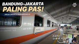 BANDUNG - JAKARTA TERMURAH ANTI ADU DENGKUL | Trip Kereta Api Cikuray Ekonomi