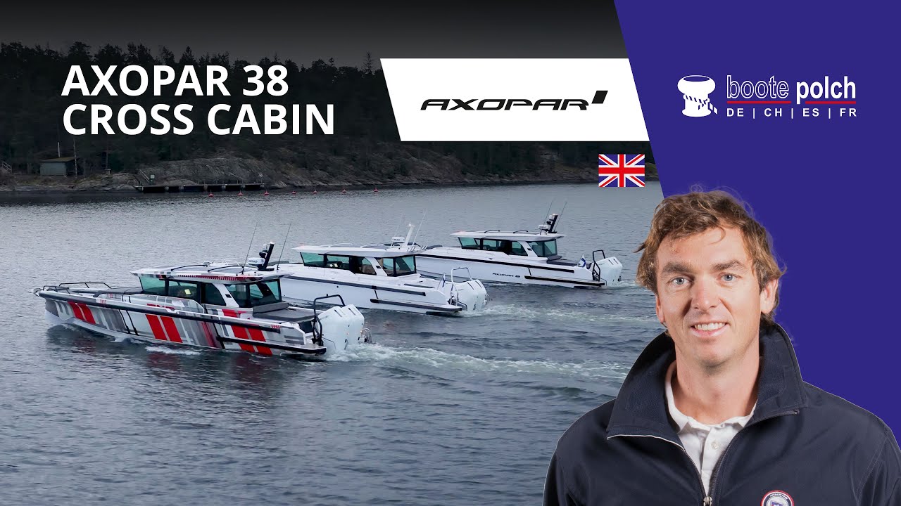 Axopar 38 Cross Cabin World premiere in Helsinki