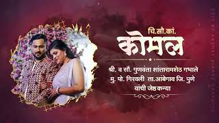 New Wedding Invitation Video With Voice Over Akshay Mhatre Akshay Birade Santosh Wani