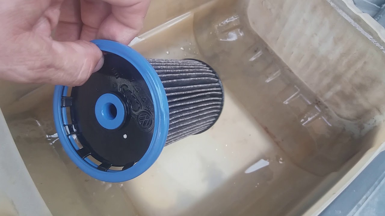 туарег дизель 2013 год замена топливного фильтра -2 - YouTube