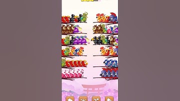 Bird Sort2 colorpuzzle#Bird sort level 108#level108#Birds Sort2level108#trending game#mobile game🦆🐥🐓