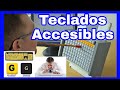 Teclados Adaptados Accesibles Tecnología asistiva para discapacidad adulto mayor Baja visión