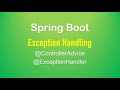 Create Global Exception in SpringBoot @ExceptionHandler, @ControllerAdvice #javatcoding #springboot