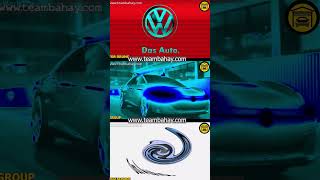 New And Old Volkswagen Logo Animation In 3 Super Cool Effects Part 4