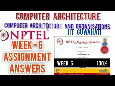 computer architecture nptel assignment answers