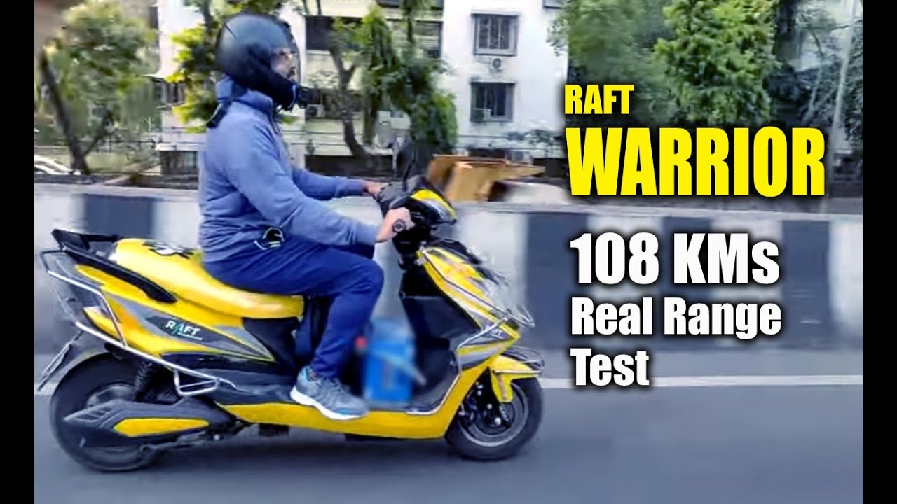 Real Range Test I Electric Scooter I Warrior I Raft Motors YouTube