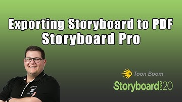 Exporting Storyboard to PDF in Toon Boom Storyboard Pro