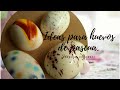 🐇3 IDEAS para huevos de pascua coloridos! 💕 súper ORIGINALES y lindos  para principiantes ❤️