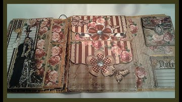 Altered File Folder-2 Flip Through and a Tut- Paper Collection Kit 2(BOTH SOLD-THANK U!)