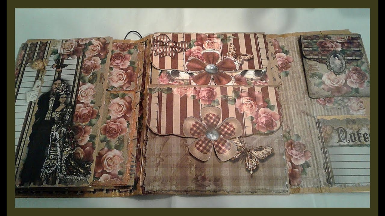 Altered File Folder-2 Flip Through and a Tut- Paper Collection Kit 2 ...