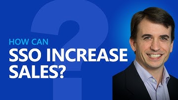 How can single sign-on (SSO) increase sales?