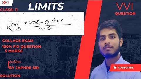 limit theorem//grade 11//most important question //100%fix 5marks // nepali ma//limits continuty //