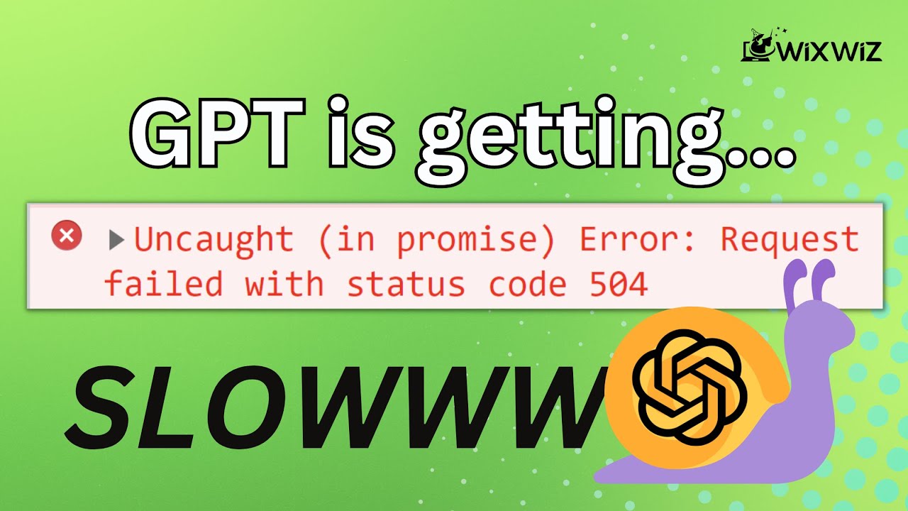 IS OPENAI GPT SLOWWWING DOWN? Solving Wix Timeout 504 Error using the Wix Realtime API