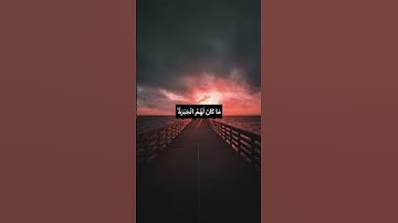 وَرَبُّكَ يَخْلُقُ مَا يَشَاءُ وَيَخْتَارُ ۗ❤️#مع_القرآن #راحة_نفسية #حسن_الظن_بالله #سورة_القصص