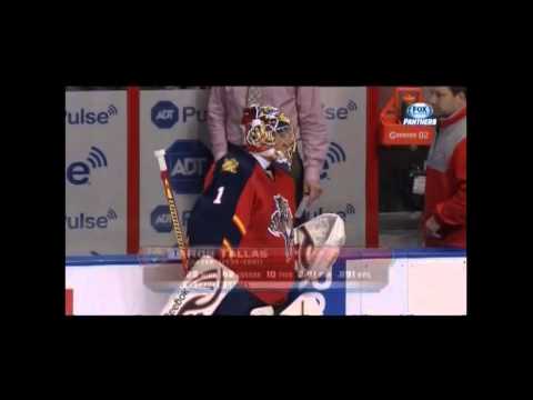 3/3/13: Florida Panthers suit up goaltending coach Robb Tallas as backup