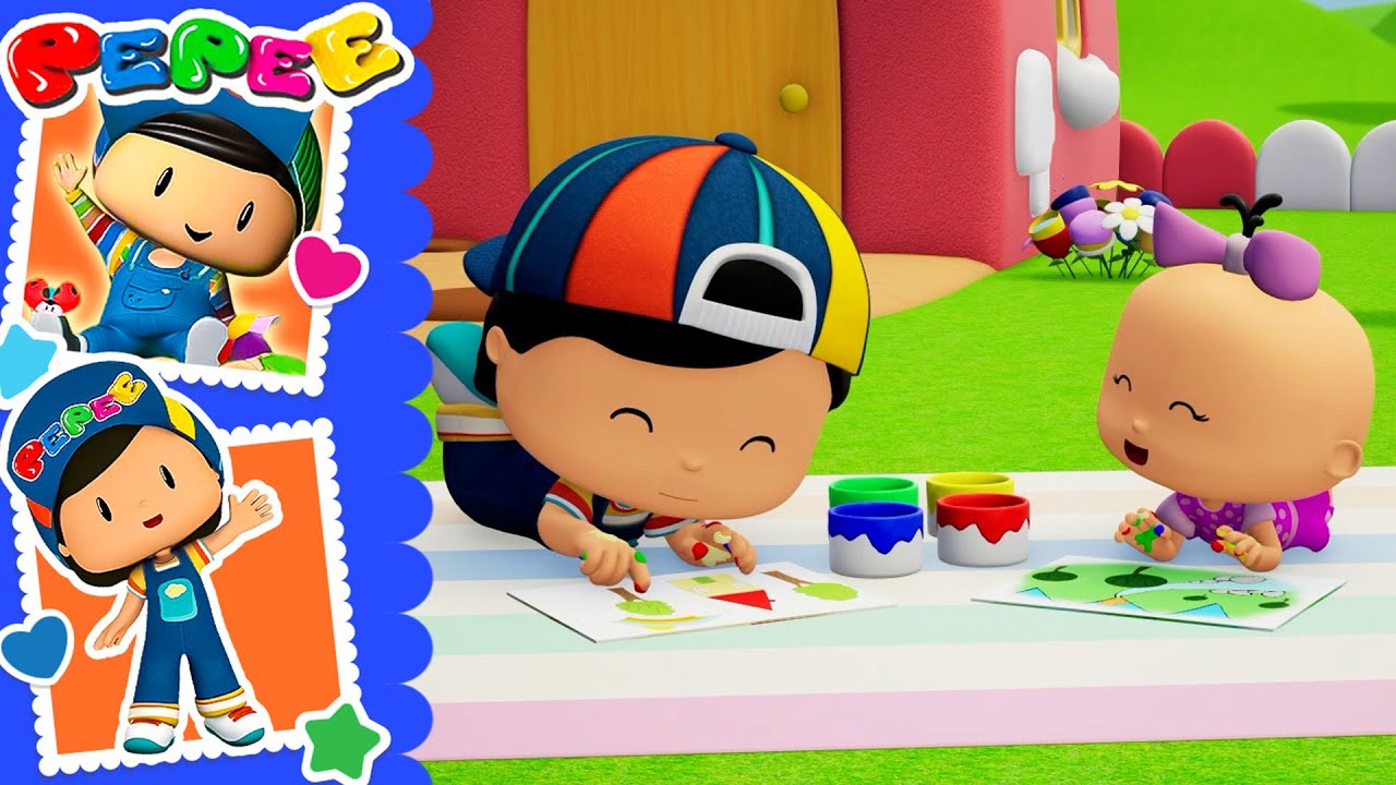 Boya Savaşı Başlasın 🔵🟣🟢🟡🔴 #pepee #çizgifilm