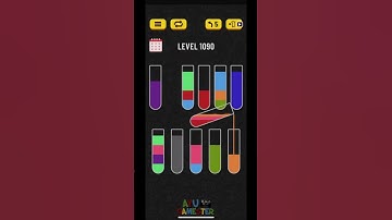 Water Sort puzzle level 1090 | AYU Gamester #shorts