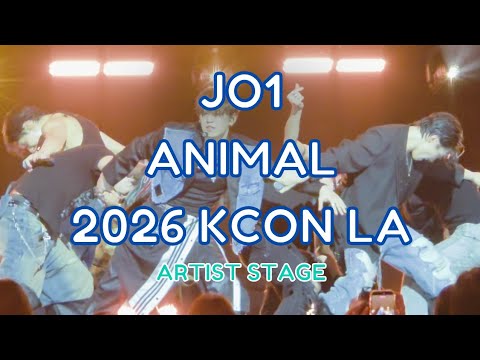 4K - JO1 ( ジェイオーワン) -  ANIMAL - KCON LA 2026 - ファンカム FANCAM - ARTIST STAGE - 8/16/26