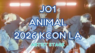 4K - JO1 ( ジェイオーワン) -  ANIMAL - KCON LA 2026 - ファンカム FANCAM - ARTIST STAGE - 8/16/26