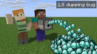 This minecraft 1.8 duplication glitch is crazy!