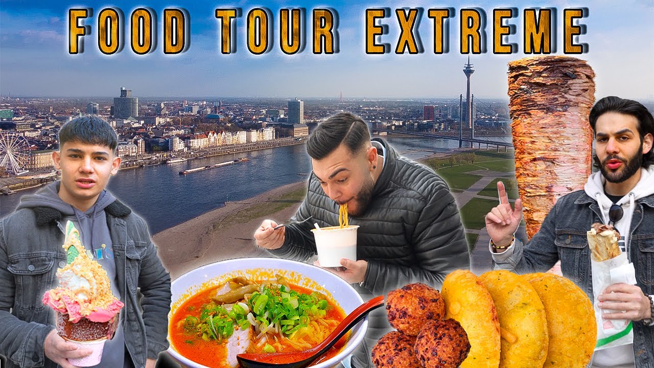 Update FOOD TOUR EXTREME in Düsseldorf | EMPANADAS, RAMEN, SHAWARMA und VIELES MEHR