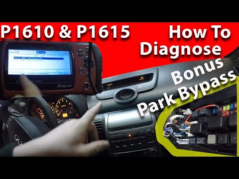 Diagnosing P1610 n P1615 Nissan code, can it be fixed - bonus park brake bypass