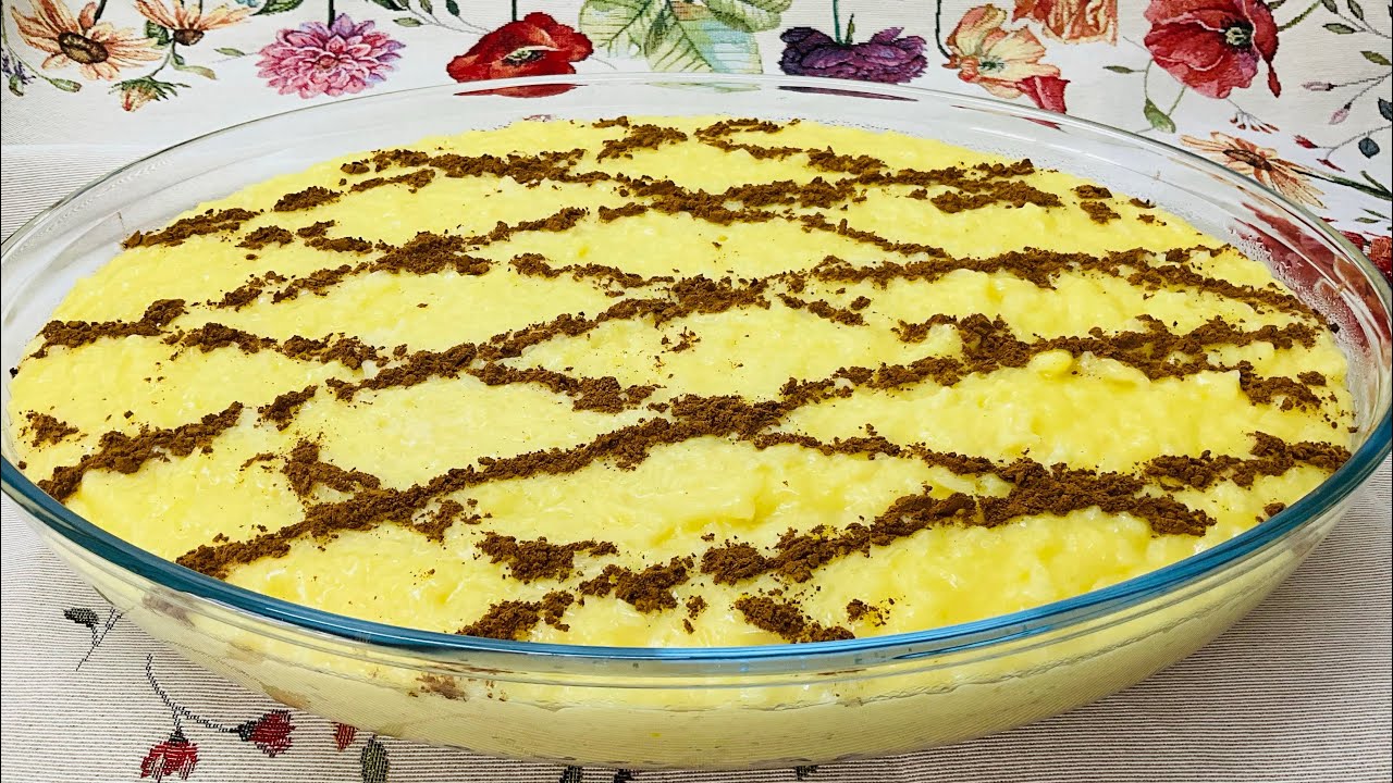 Receita de Arroz Doce para Sobremesa e Almoço do Aniversário do Compadre em casa da Irmã