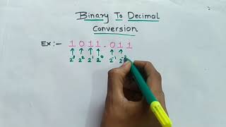 Binary to Decimal Conversion in Hindi | Number System | Easy Study