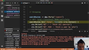 Debug Golang trong Visual Studio Code