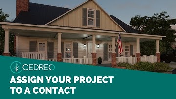 [Cedreo Tutorial] How to Attribuate a Contact to a Project?