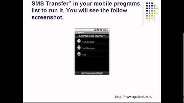 How to backup Samsung Infuse SMS to computer