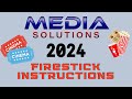 Media solutions 2024 firestick install